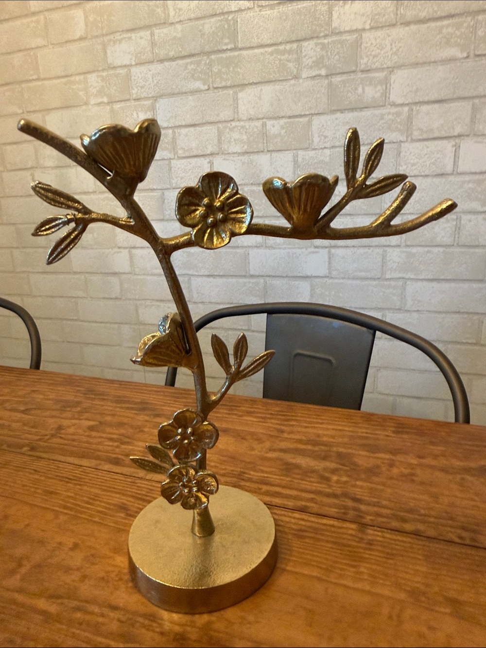 Opalhouse Gold Floral Branch Jewelry Tree